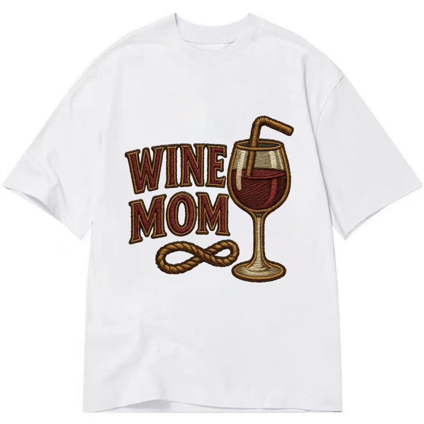 Wine Mom  - Classic T-shirt - White