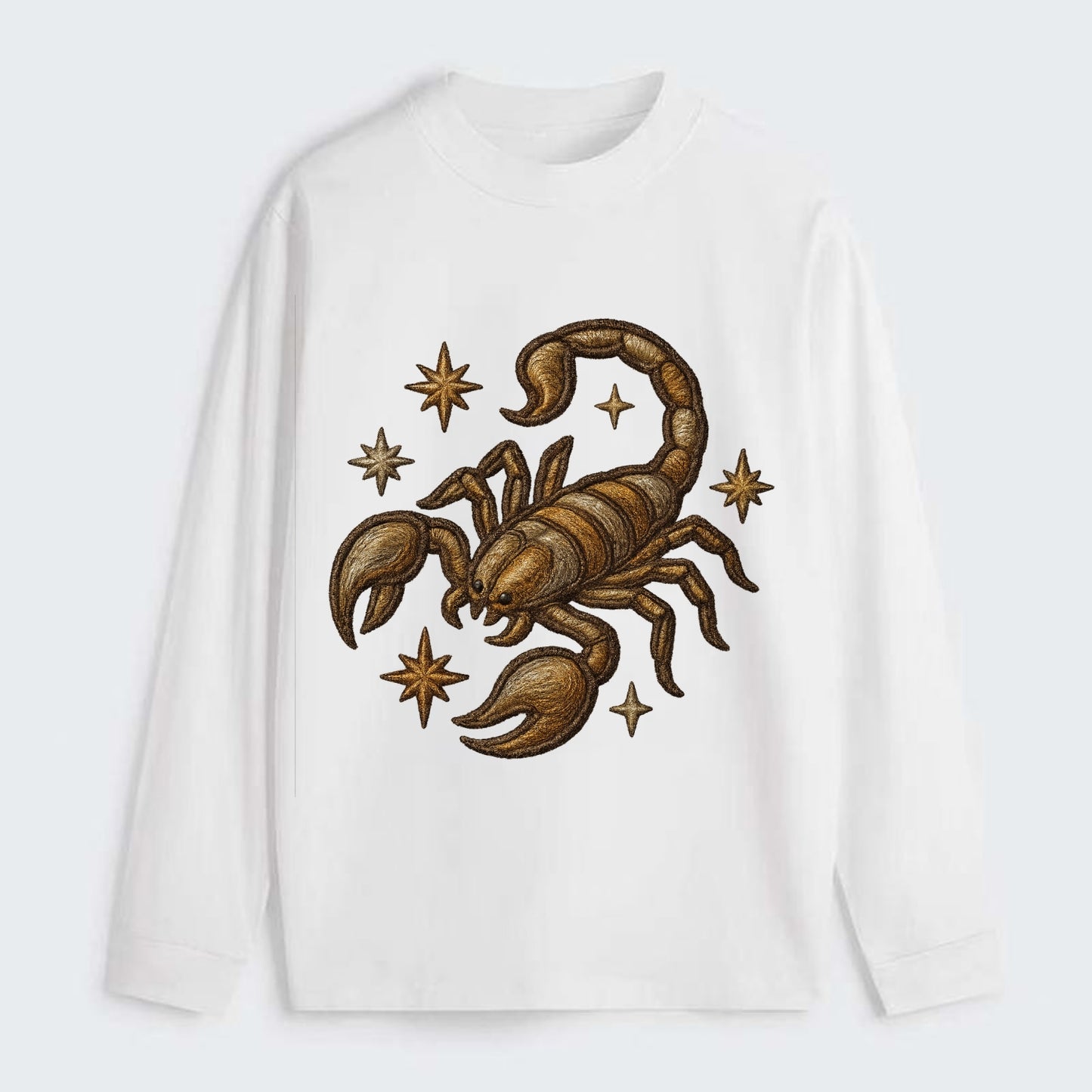 Scorpio Scorpion  - Classic Long Sleeve Shirt - White