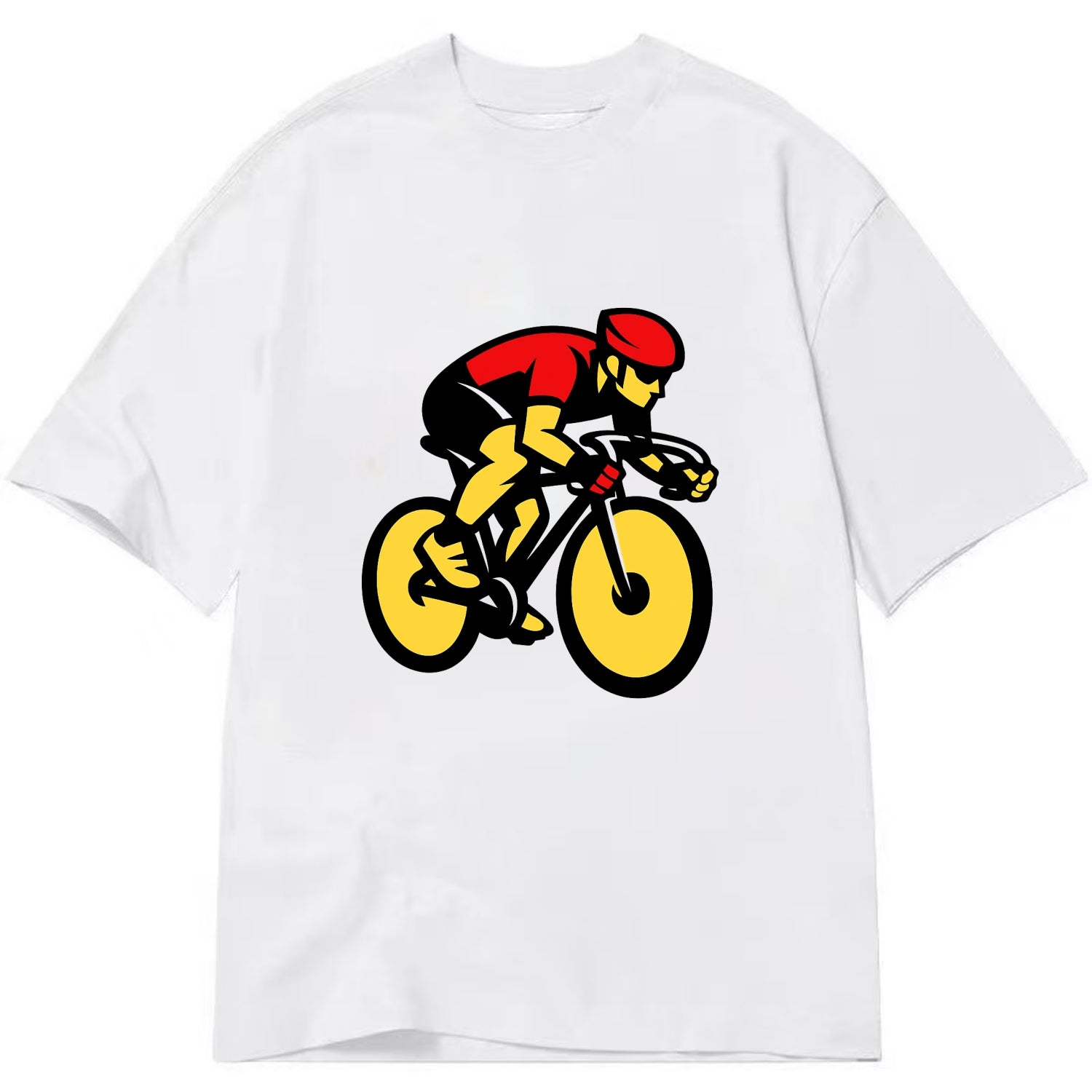 Speed Demon Cyclist - Classic T-shirt - White