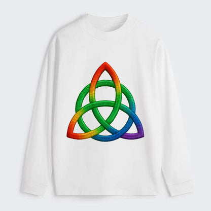 Triquetra  - Classic Long Sleeve Shirt - White