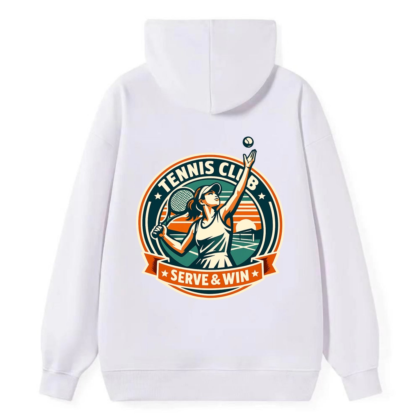 Ace of the Court - Classic Pullover Hoodie - White