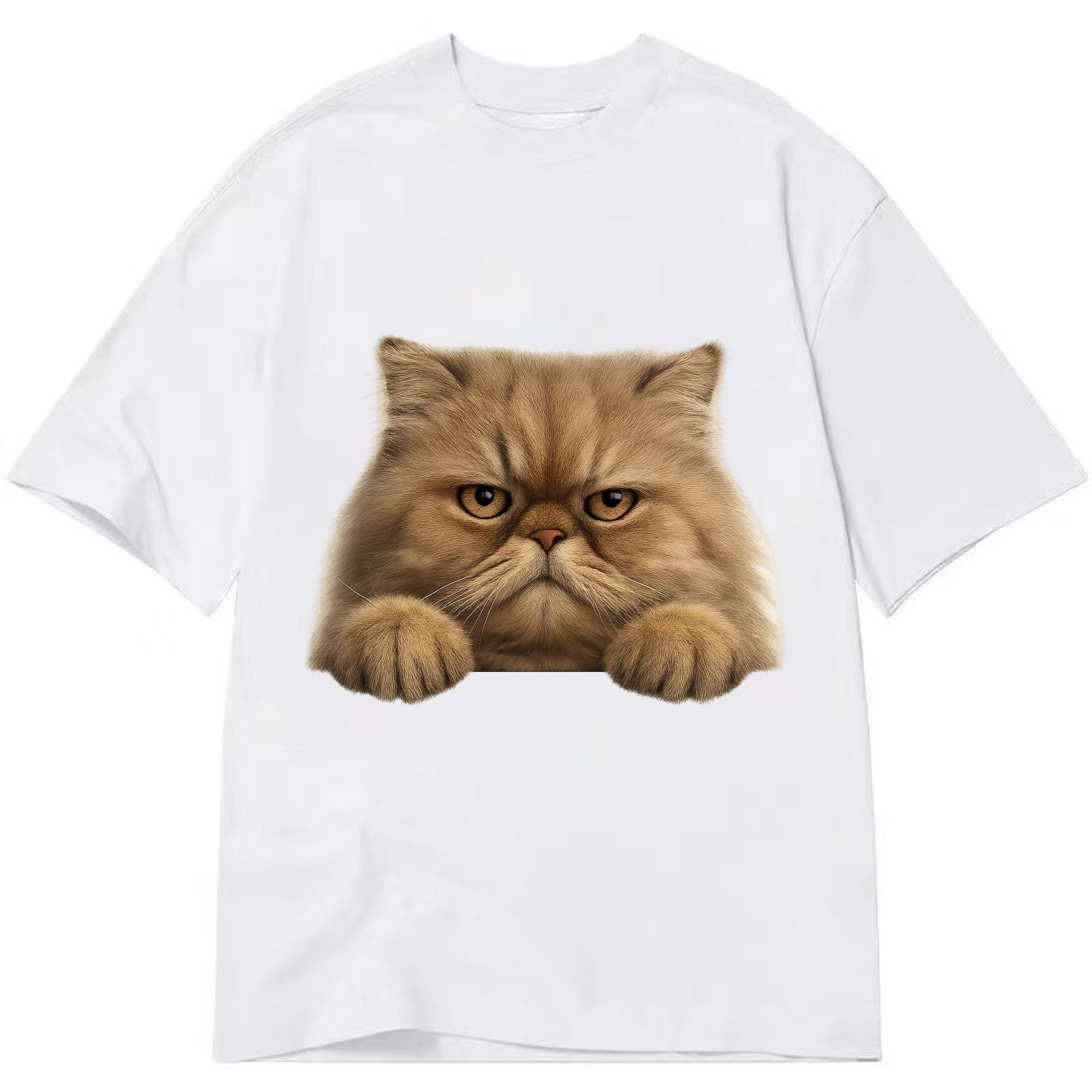 Persian Cat  - Classic T-shirt - White
