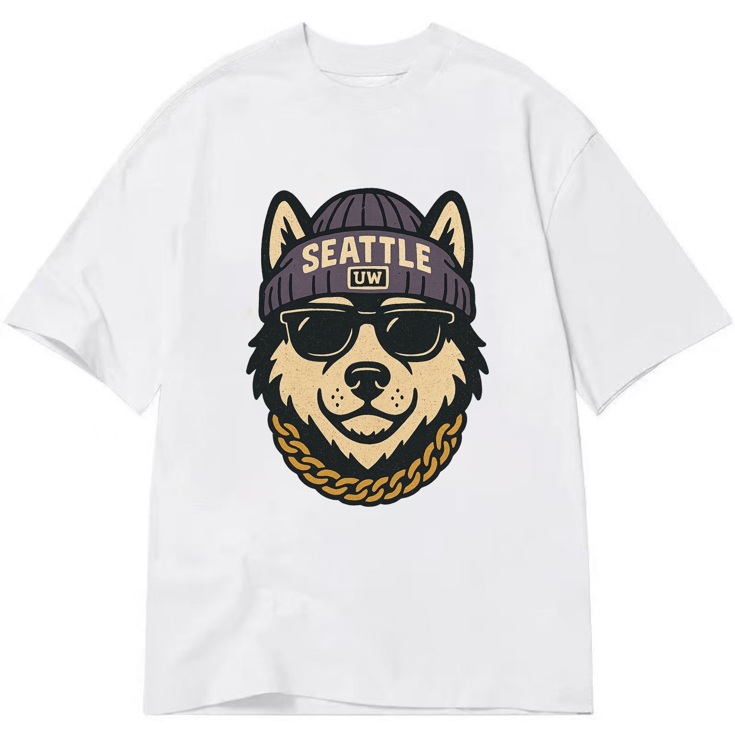 Seattle Husky - Classic T-shirt - White