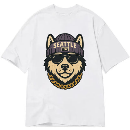 Seattle Husky - Classic T-shirt - White