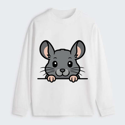 Chinchilla  - Classic Long Sleeve Shirt - White
