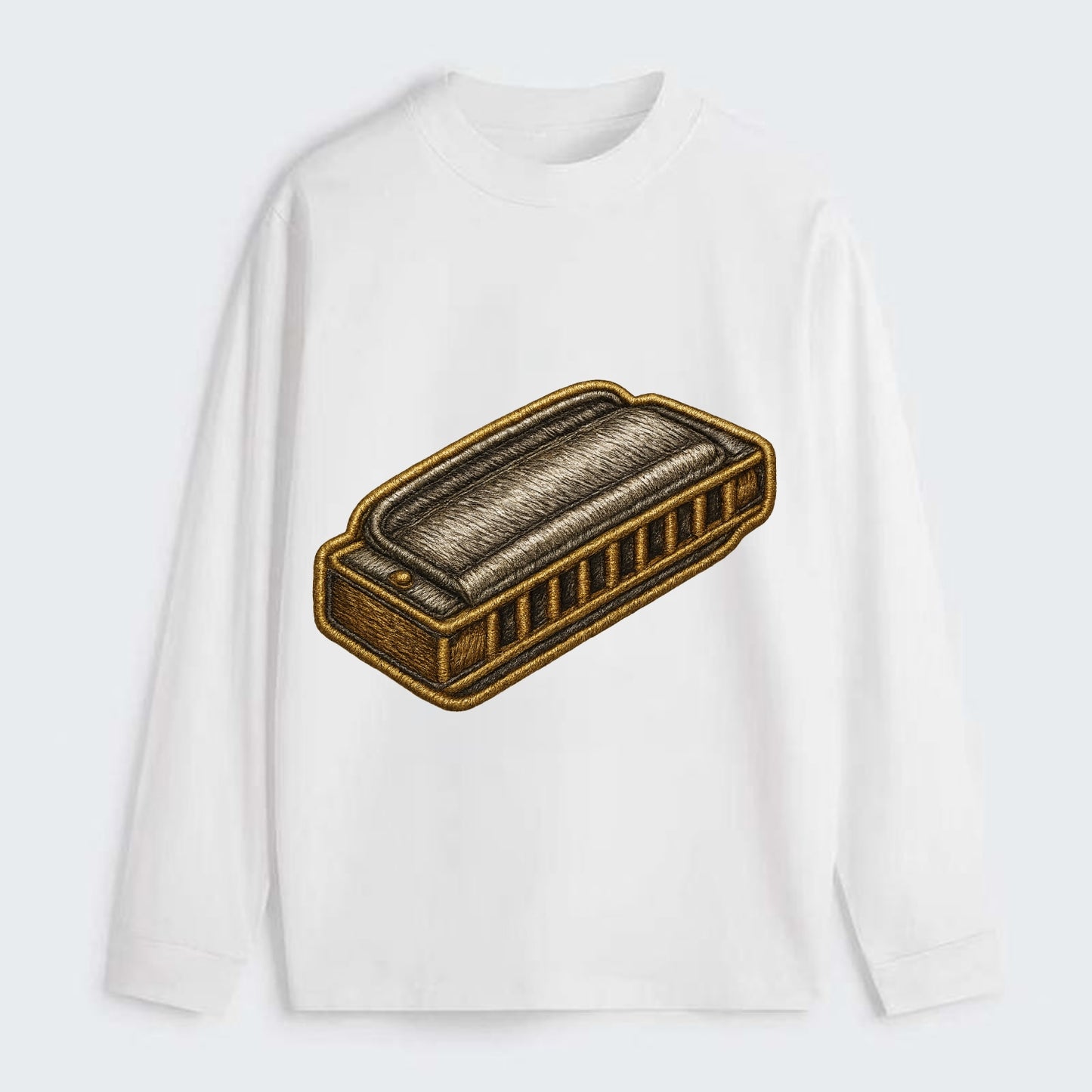 Harmonica  - Classic Long Sleeve Shirt - White