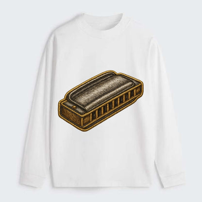 Harmonica  - Classic Long Sleeve Shirt - White