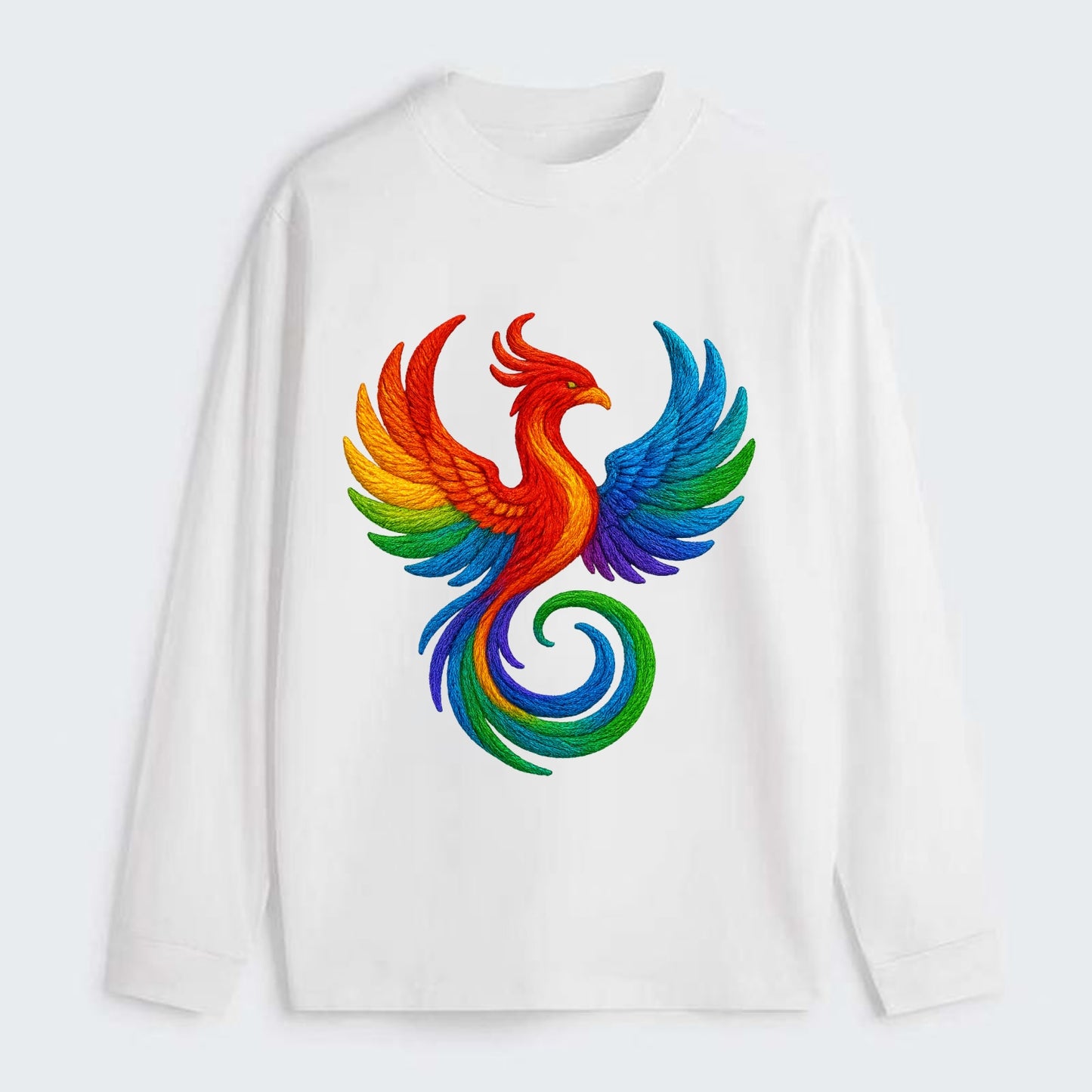 Phoenix Rising  - Classic Long Sleeve Shirt - White