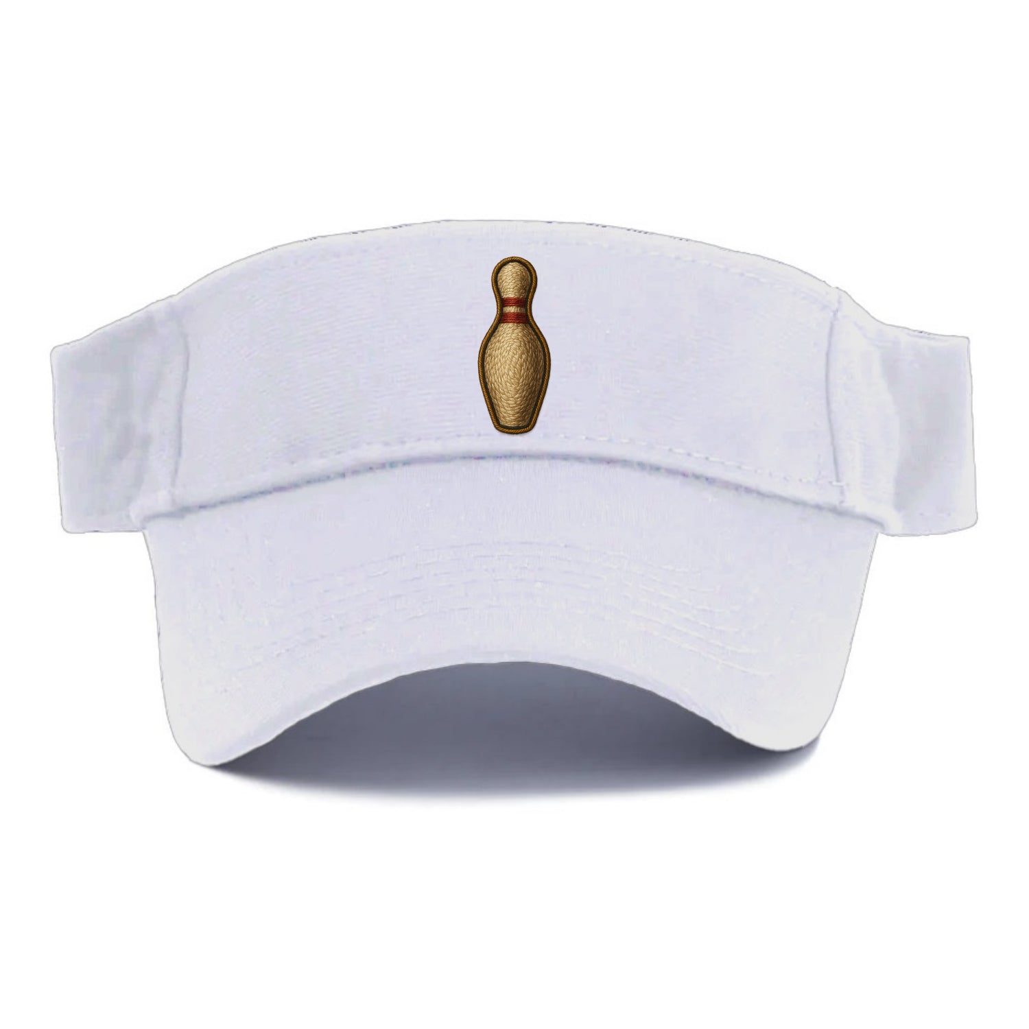 Bowling Pin  - Visor - White