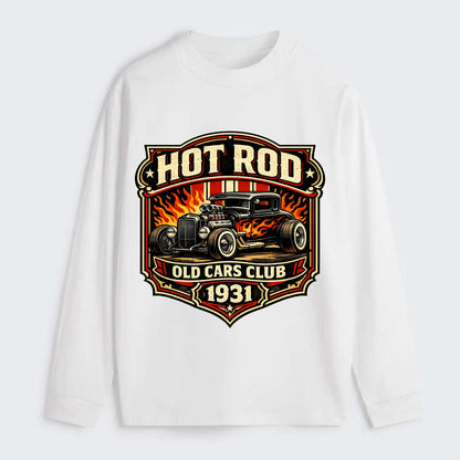 Hot Rod Club 1931 - Classic Long Sleeve Shirt - White