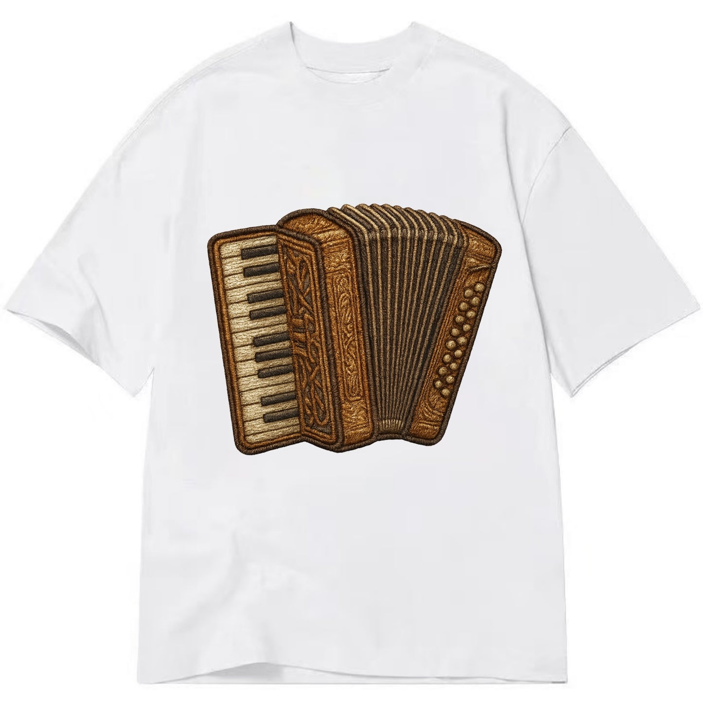 Accordion  - Classic T-shirt - White