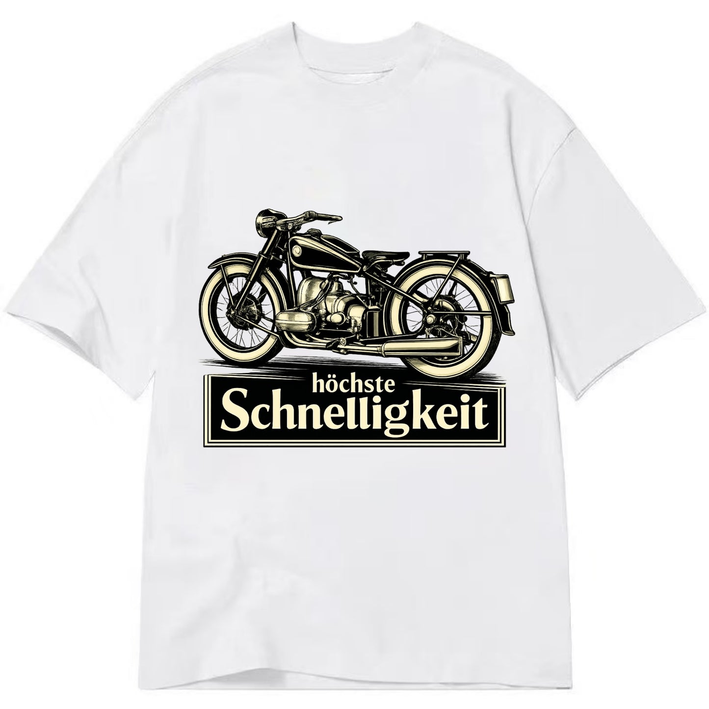 German Speed Motorcycle - Classic T-shirt - White