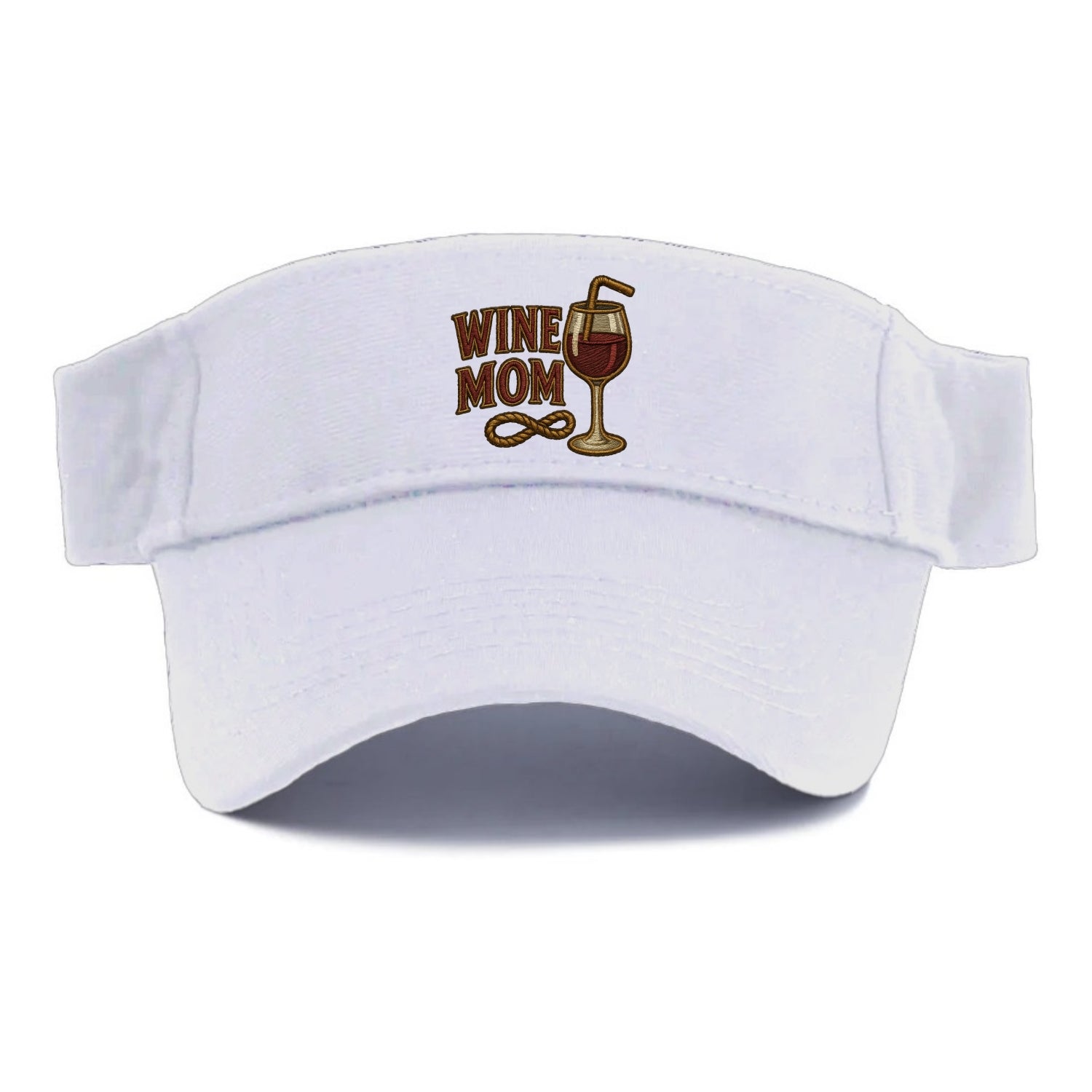 Wine Mom  - Visor - White