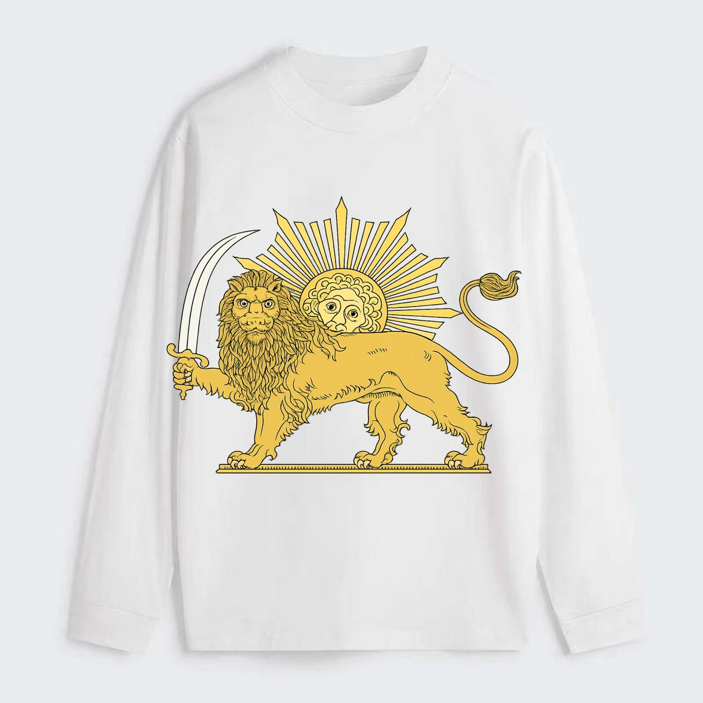 Shir O Khorshid - Classic Long Sleeve Shirt - White