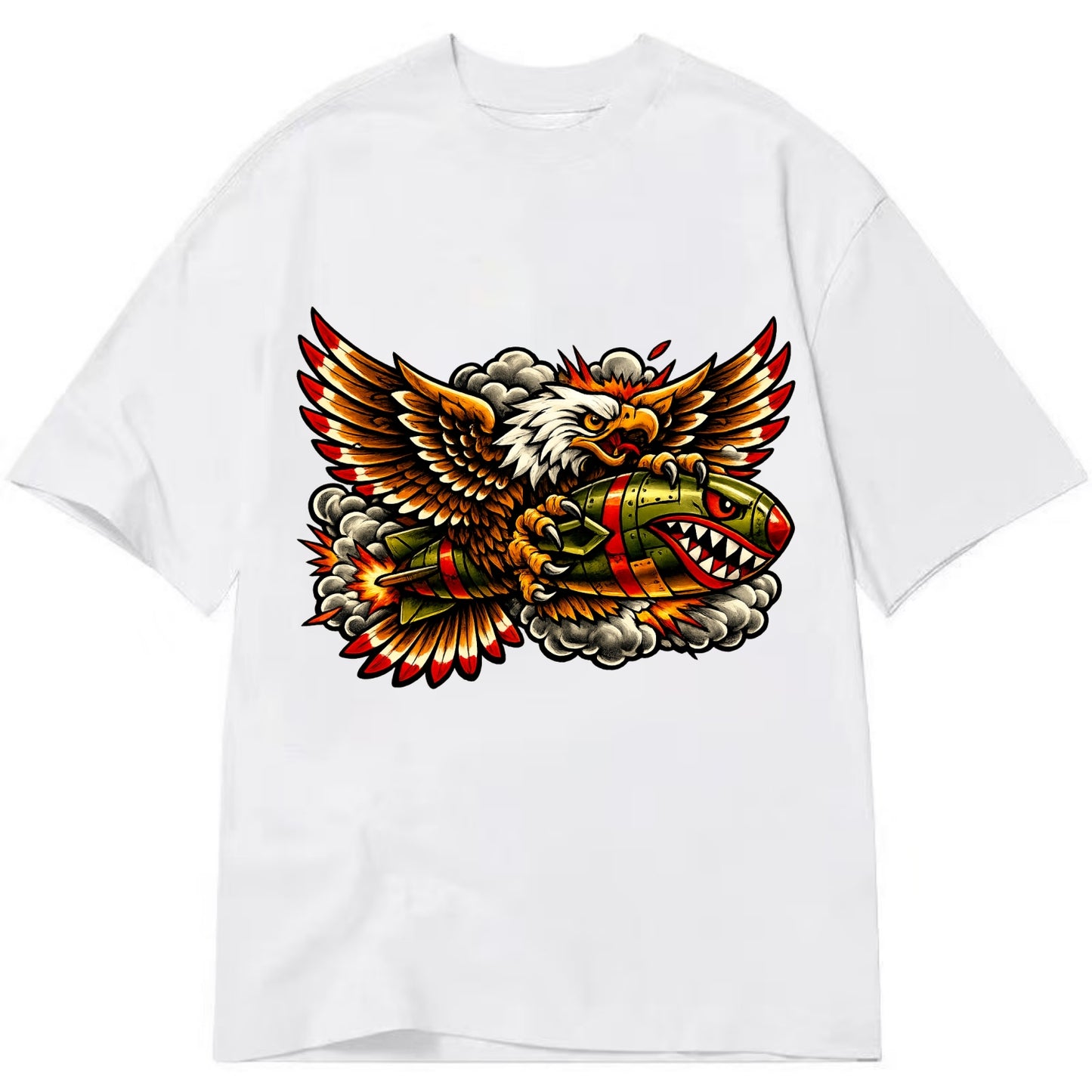 War Eagle Bomb - Classic T-shirt - White