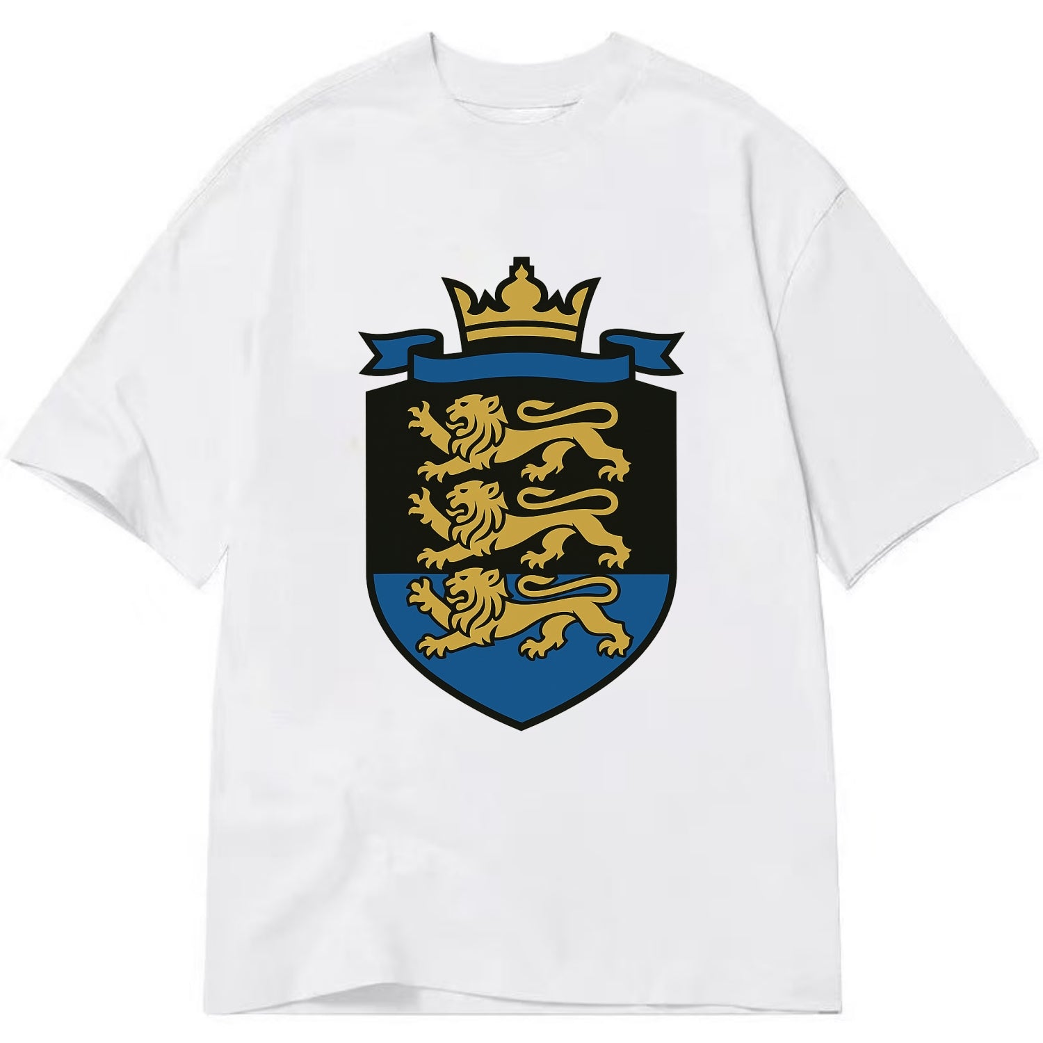 Estonia Royal Logo  - Classic T-shirt - White