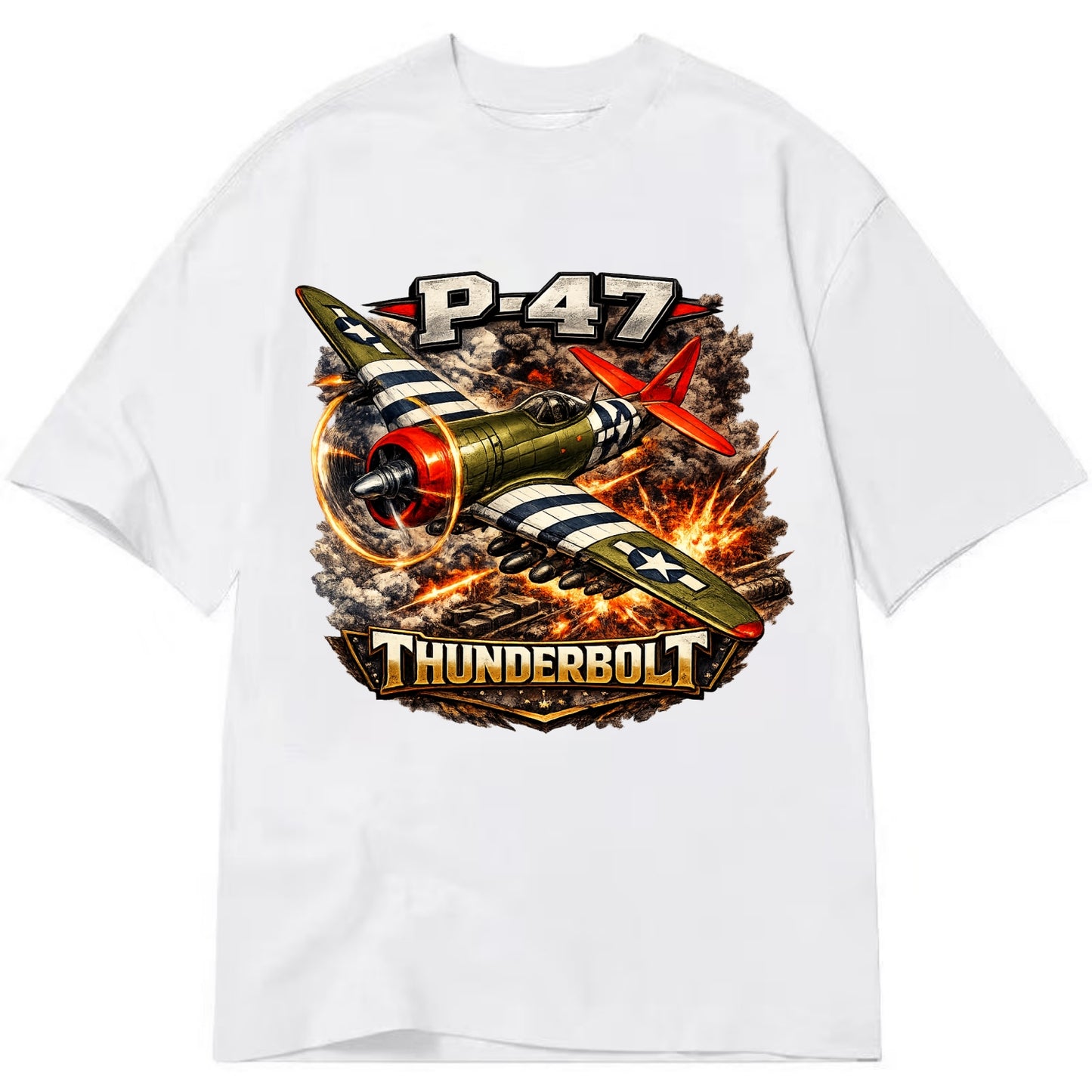 P 47 Thunderbolt - Classic T-shirt - White