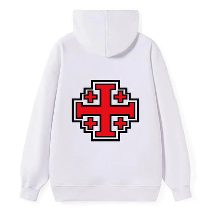 Heritage of Faith - Classic Pullover Hoodie - White