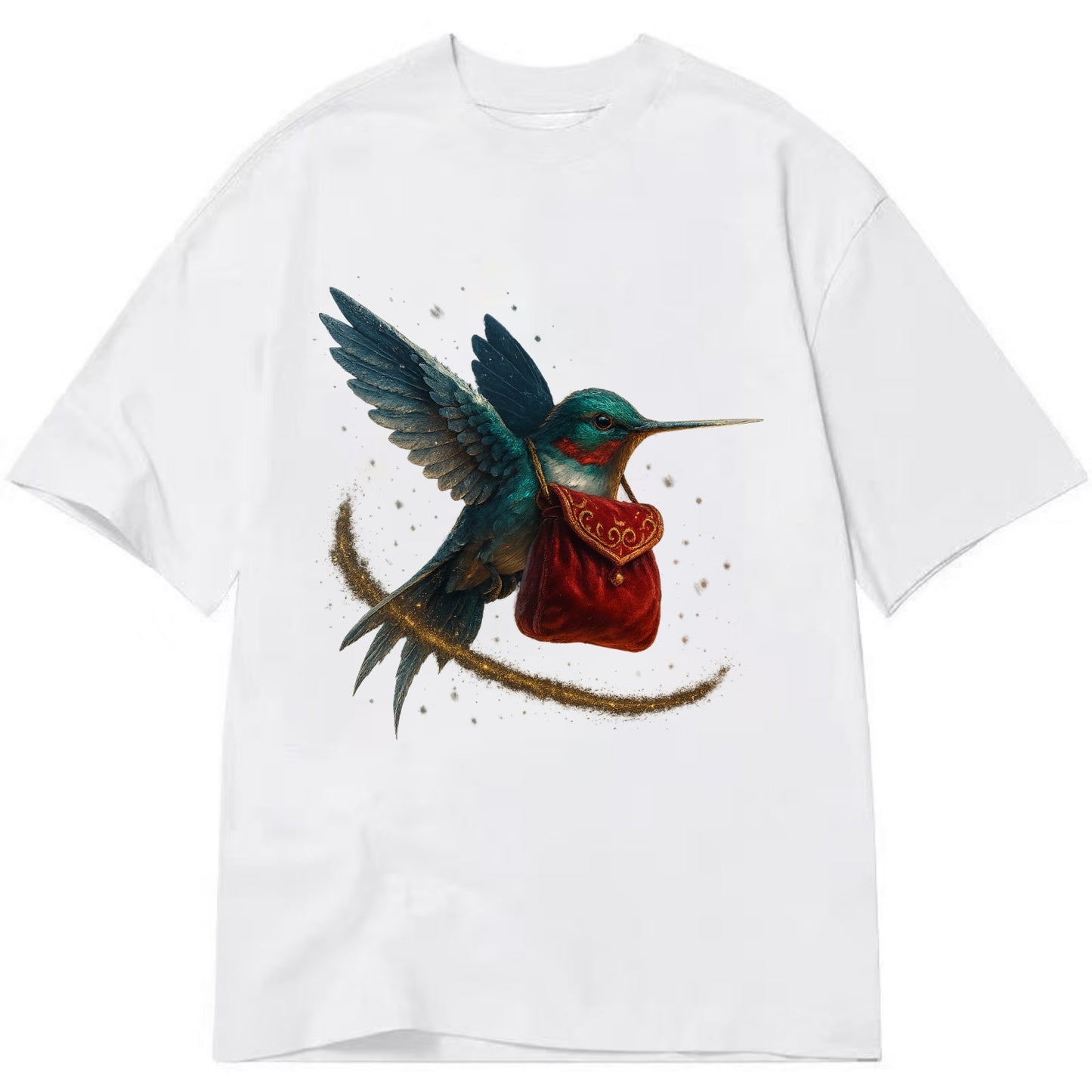 Frostbite Hummingbird Courier  - Classic T-shirt - White