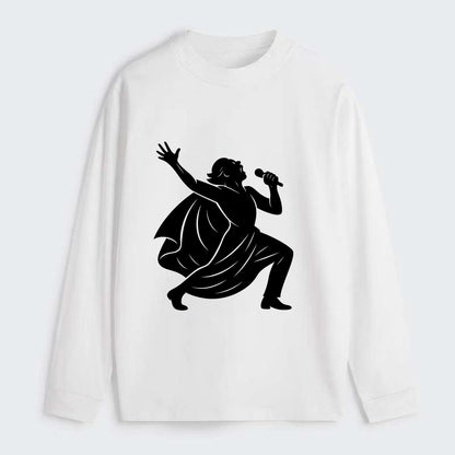 Opera singer powerful finale - Classic Long Sleeve Shirt - White