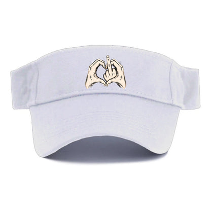 Love You Symbol - Visor - White