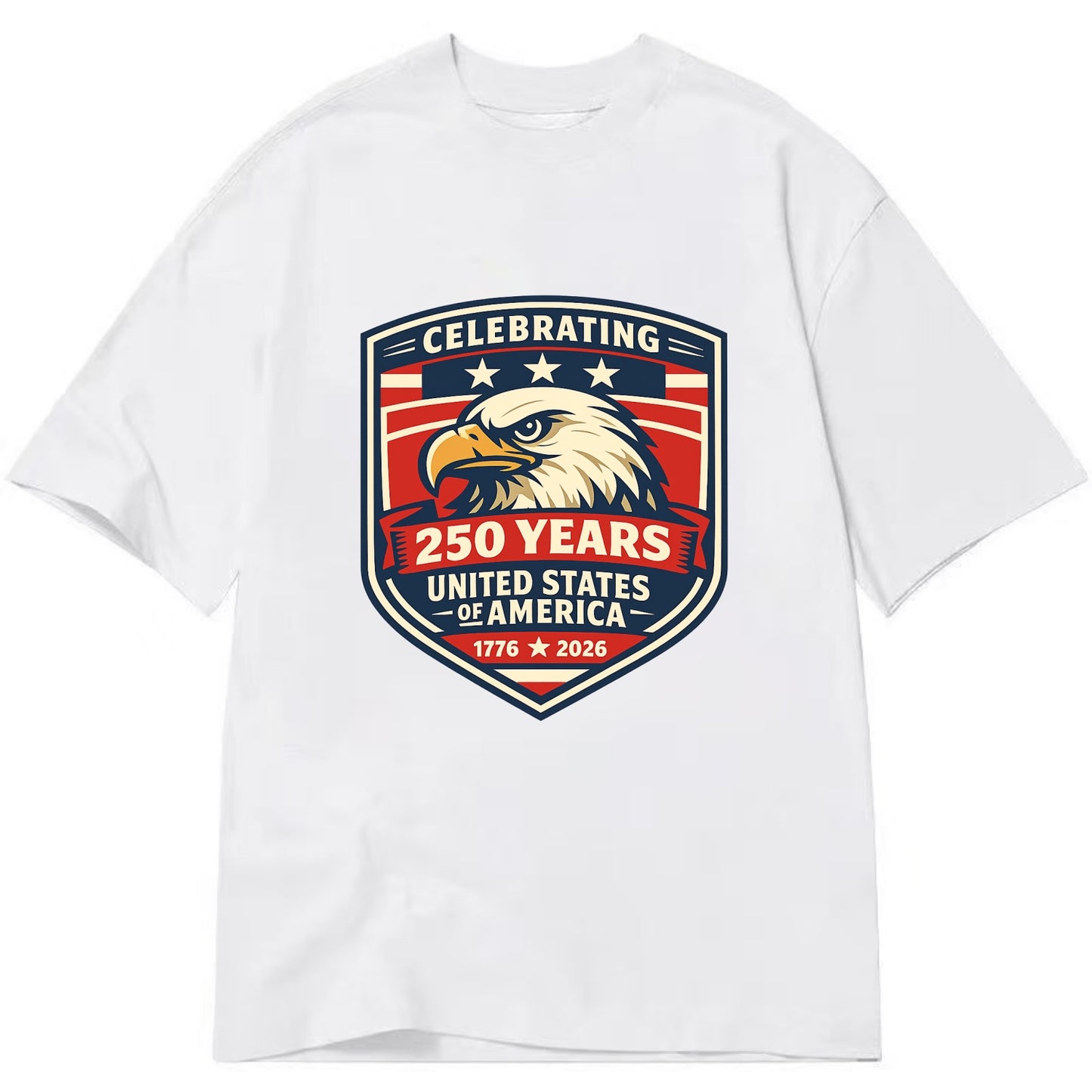 Heritage Eagle Emblem - Classic T-shirt - White