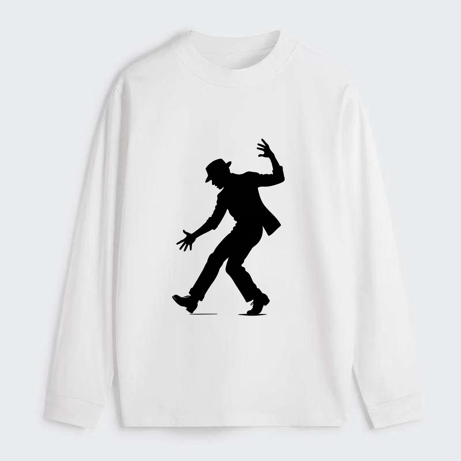 Tap dancer dramatic step - Classic Long Sleeve Shirt - White