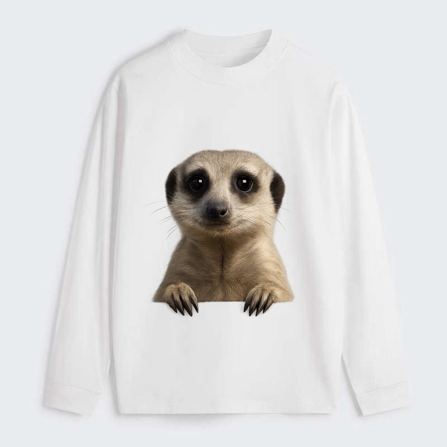 Meerkat  - Classic Long Sleeve Shirt - White