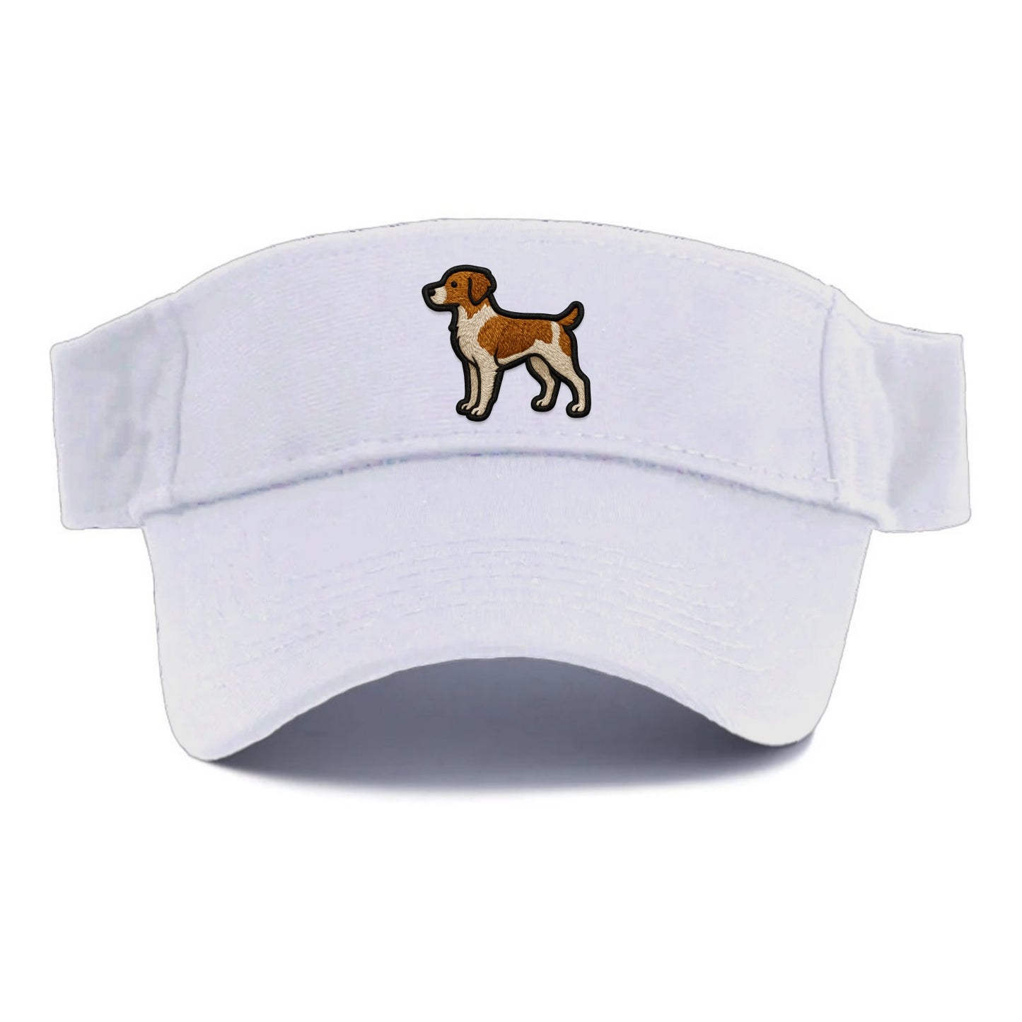 Brittany - Contemporary athletic logo wi - Visor - White
