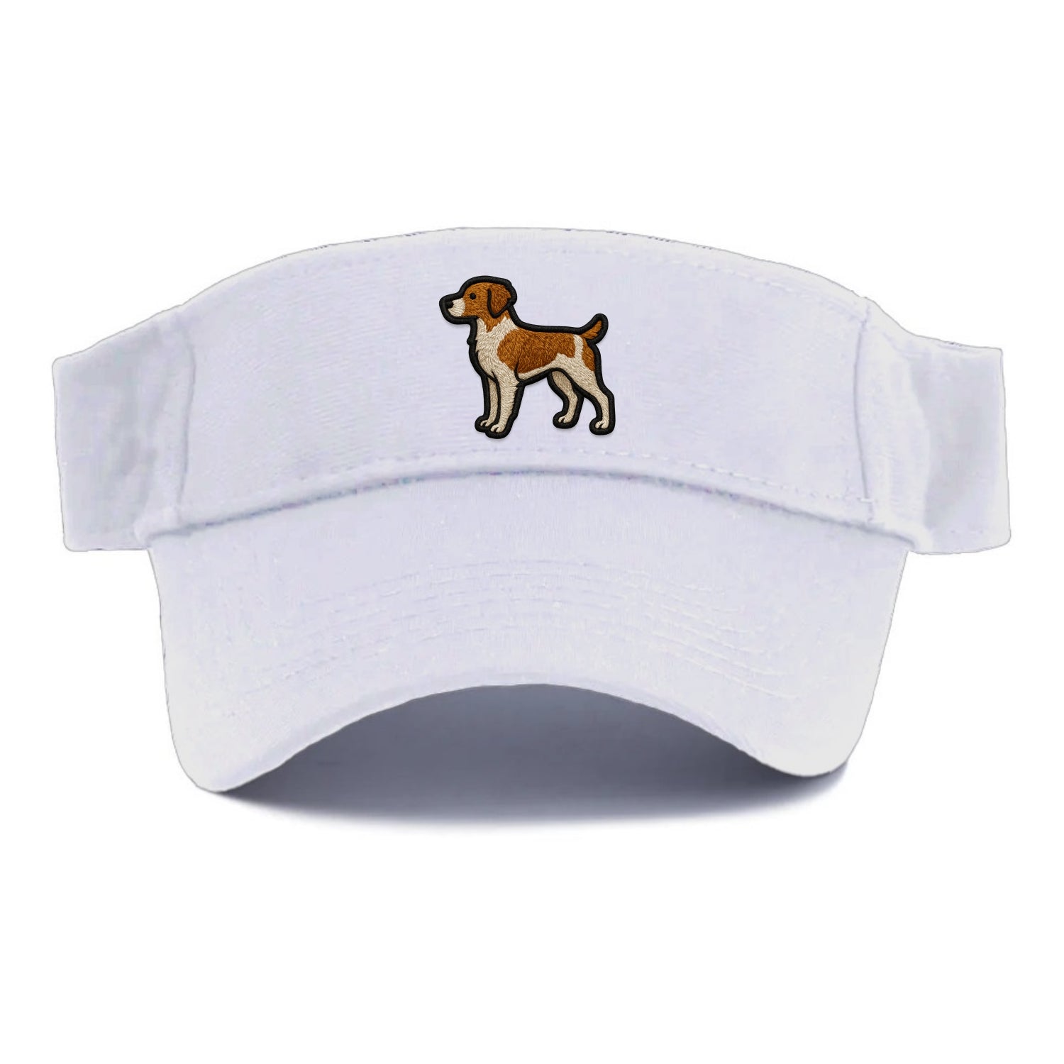 Brittany - Contemporary athletic logo wi - Visor - White