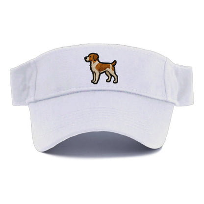Brittany - Contemporary athletic logo wi - Visor - White