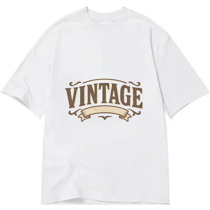 Bold typography design - "CENTERED" - aligned, focused, balanced within - Classic T-shirt - White