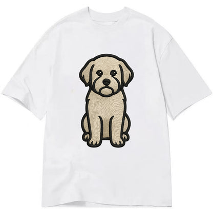 Havanese - Cream colored sitting pose - Classic T-shirt - White