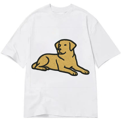 Labrador Retriever - Yellow lab relaxed Classic T-shirt - White