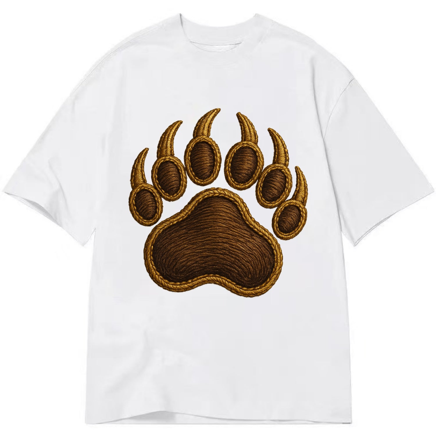 Bear Paw  - Classic T-shirt - White