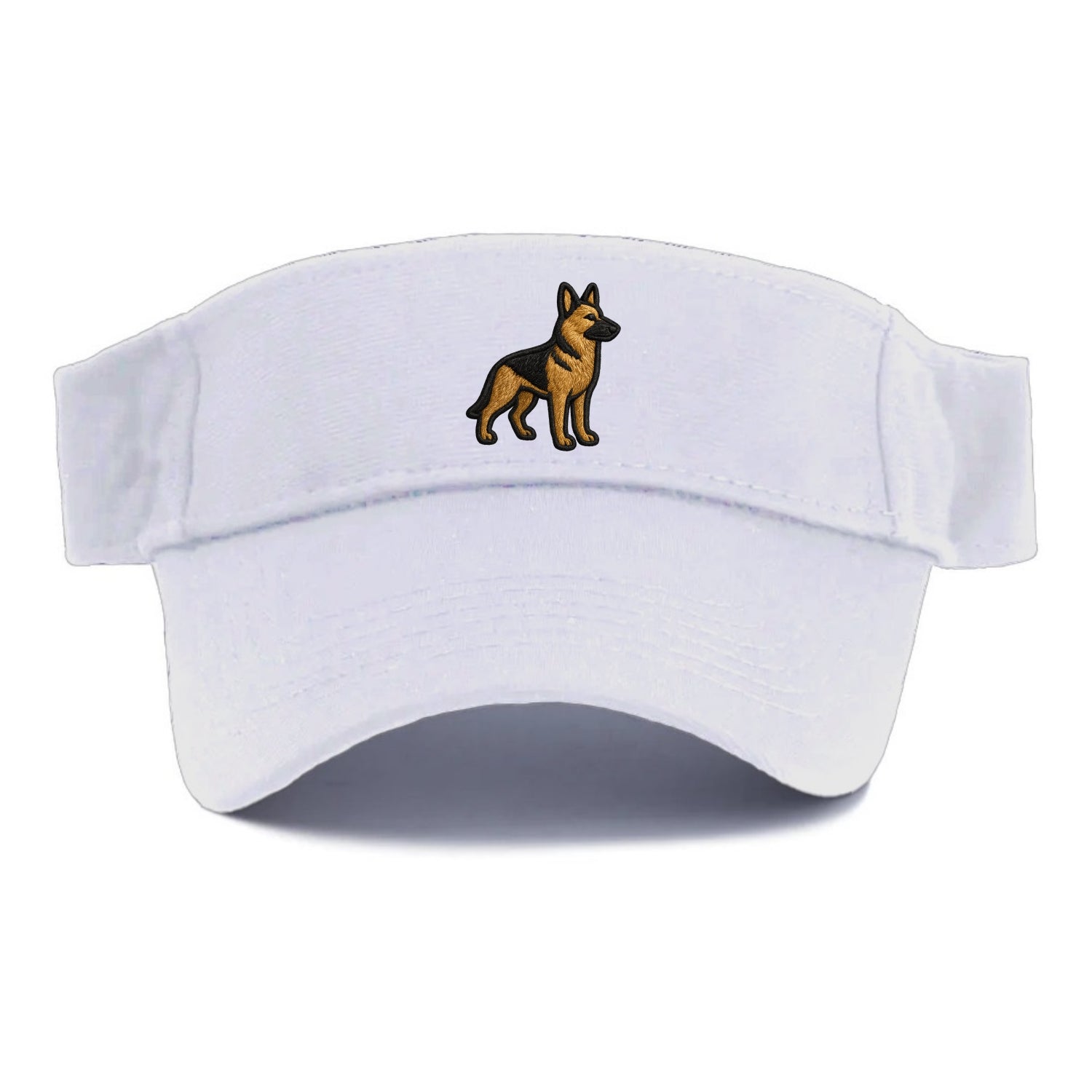 German Shepherd - Trendy minimal silhoue - Visor - White