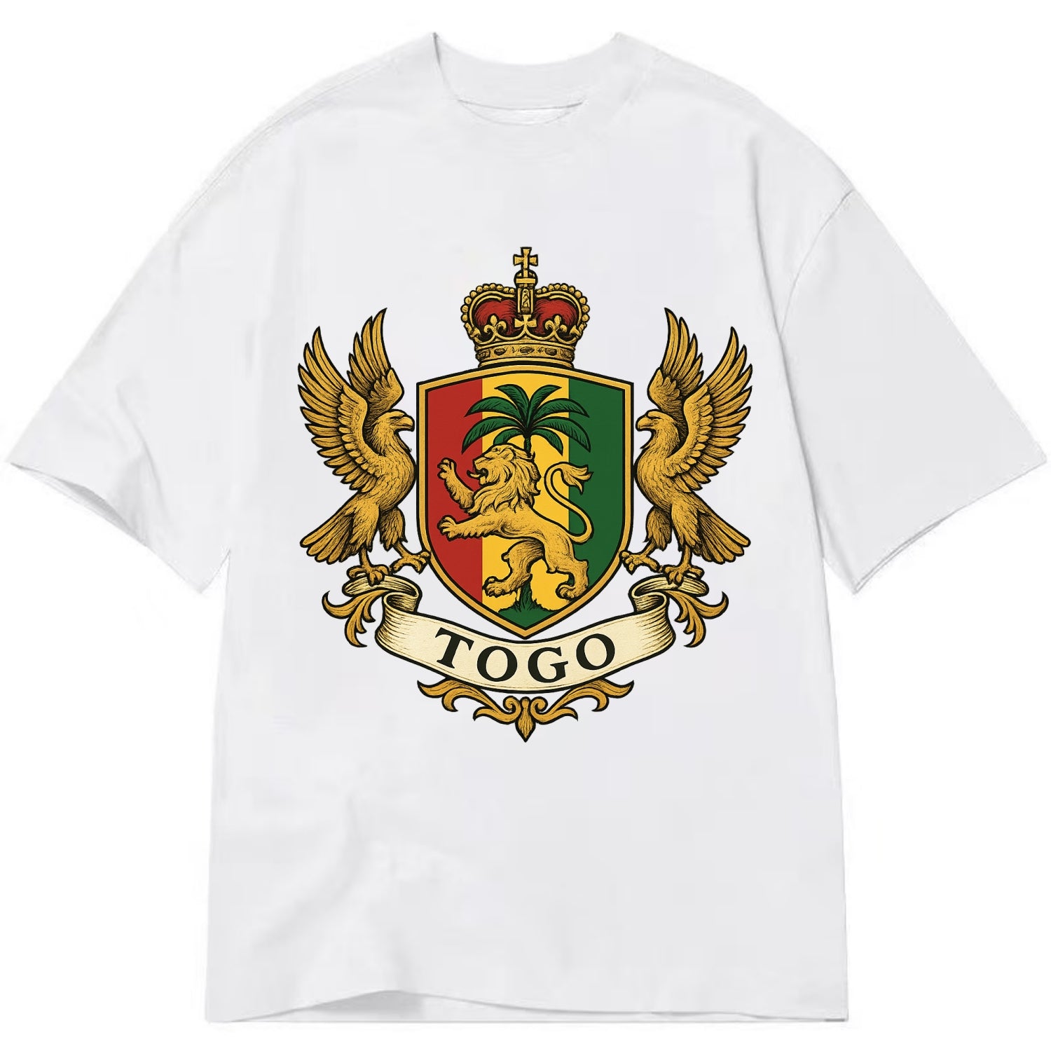 Togo Heritage Badge  - Classic T-shirt - White