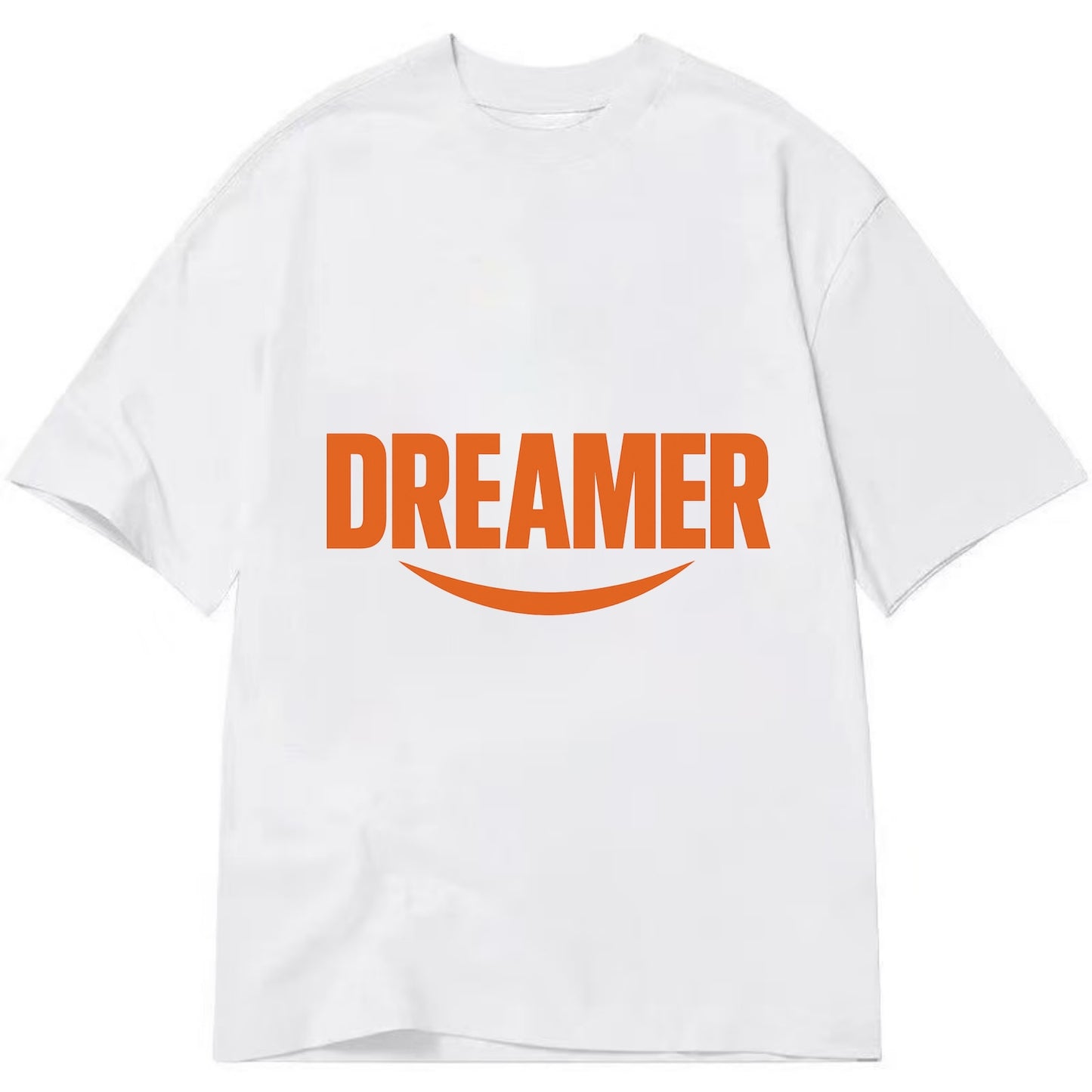 Bold typography design - "DREAMER" - imagination, seeing possibilities - Classic T-shirt - White