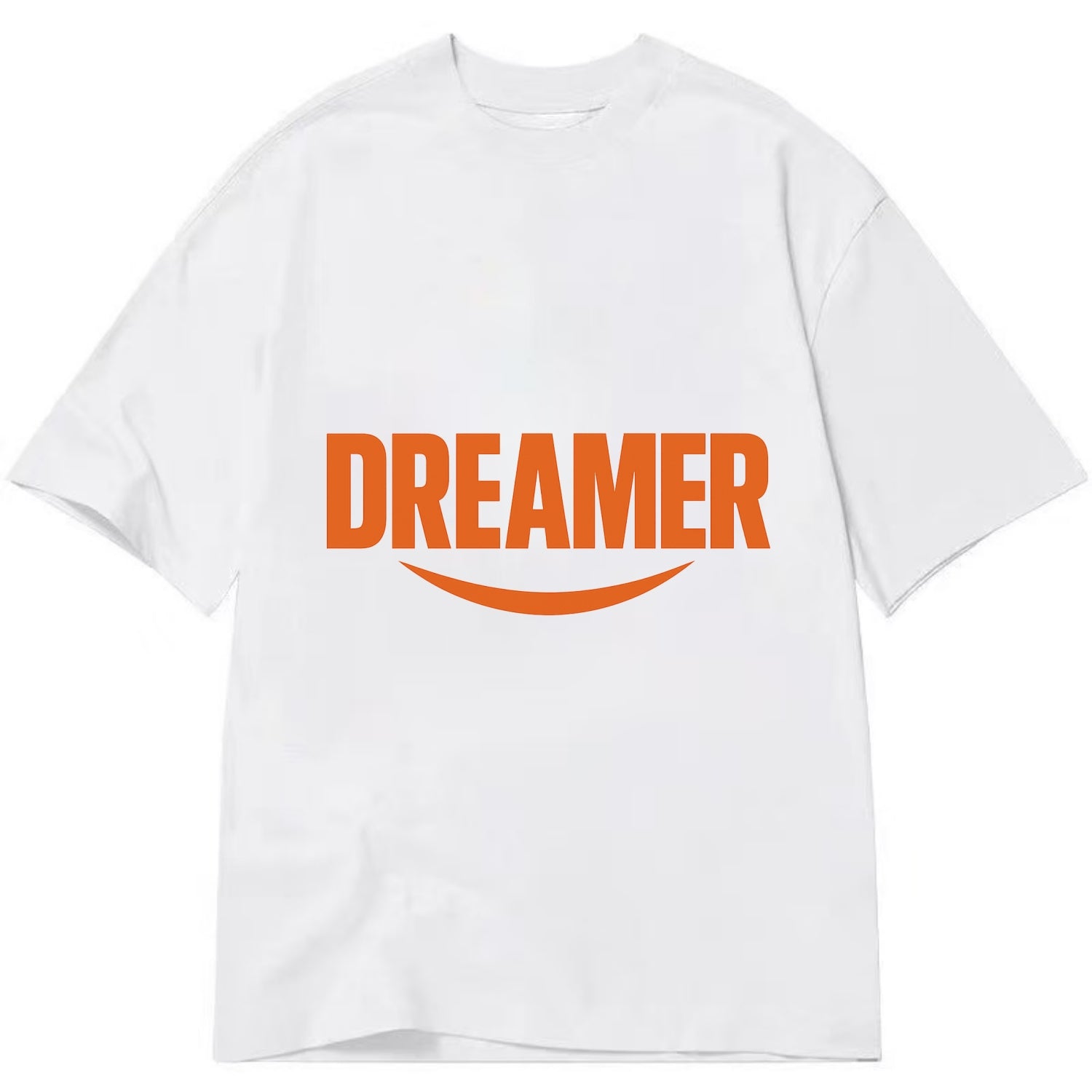 Bold typography design - "DREAMER" - imagination, seeing possibilities - Classic T-shirt - White