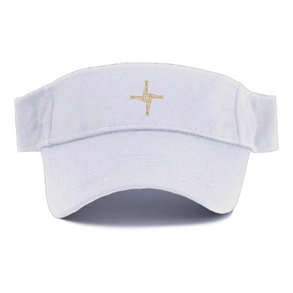 Saint Brigid's Cross  - Visor - White
