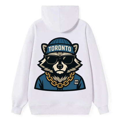 Toronto Raccoon - Classic Pullover Hoodie - White