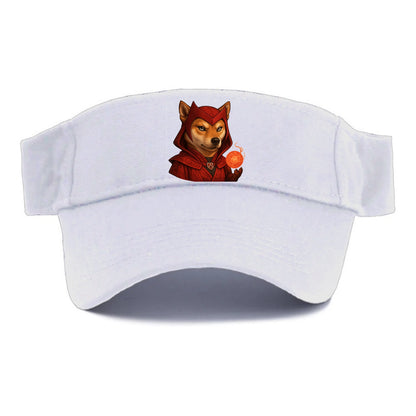 Shiba Inu Scarlet Witch  - Visor - White