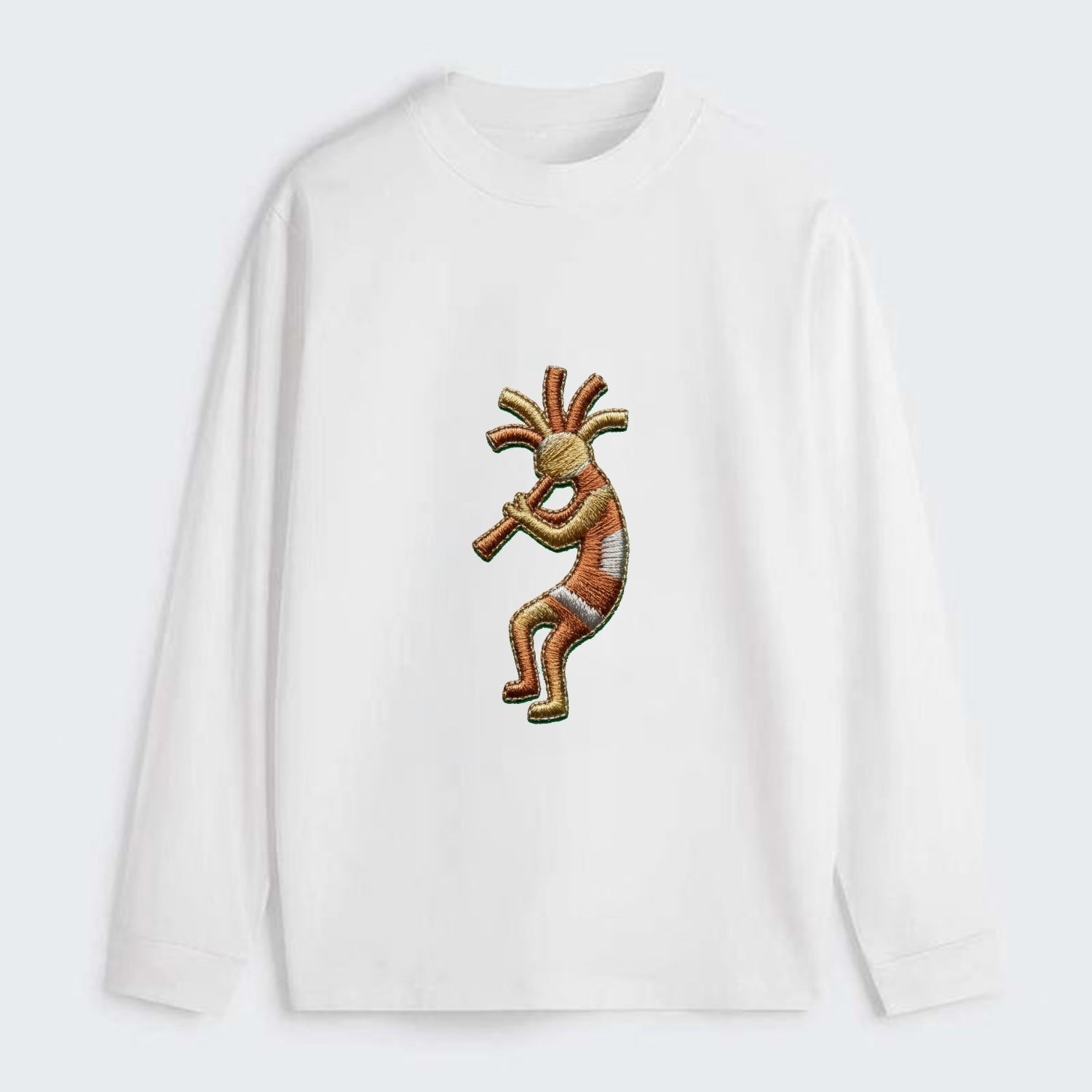 Kokopelli - Classic Long Sleeve Shirt - White