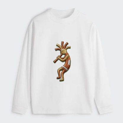 Kokopelli - Classic Long Sleeve Shirt - White