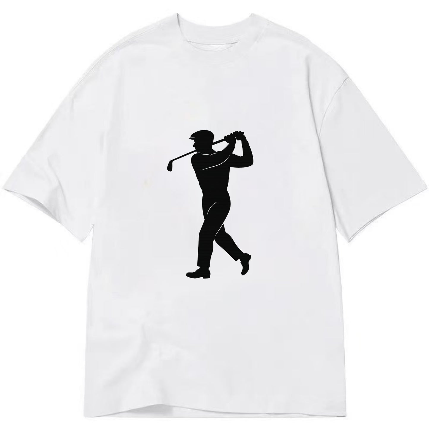 Golfer perfect swing follow-through - Classic T-shirt - White