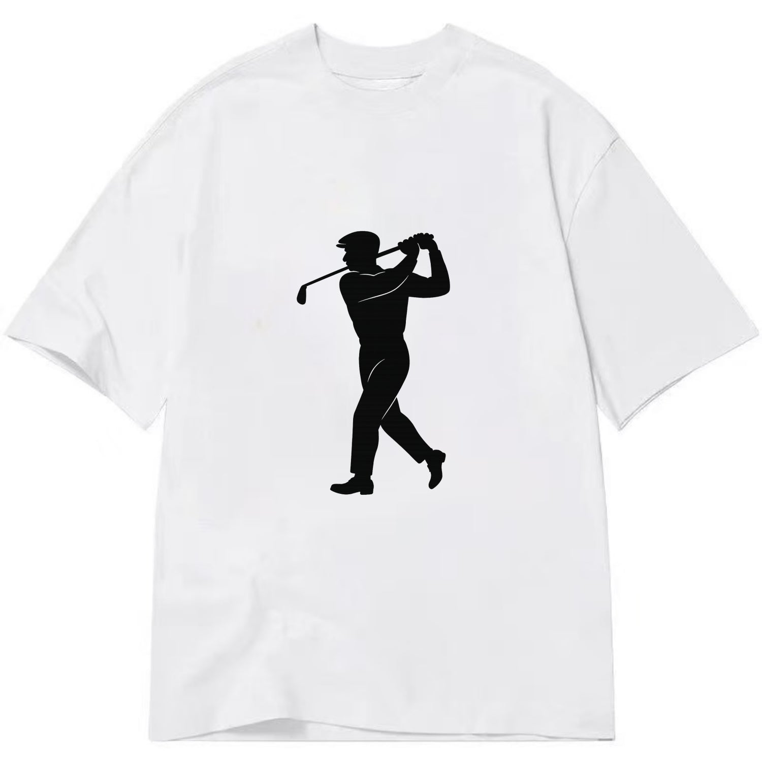 Golfer perfect swing follow-through - Classic T-shirt - White