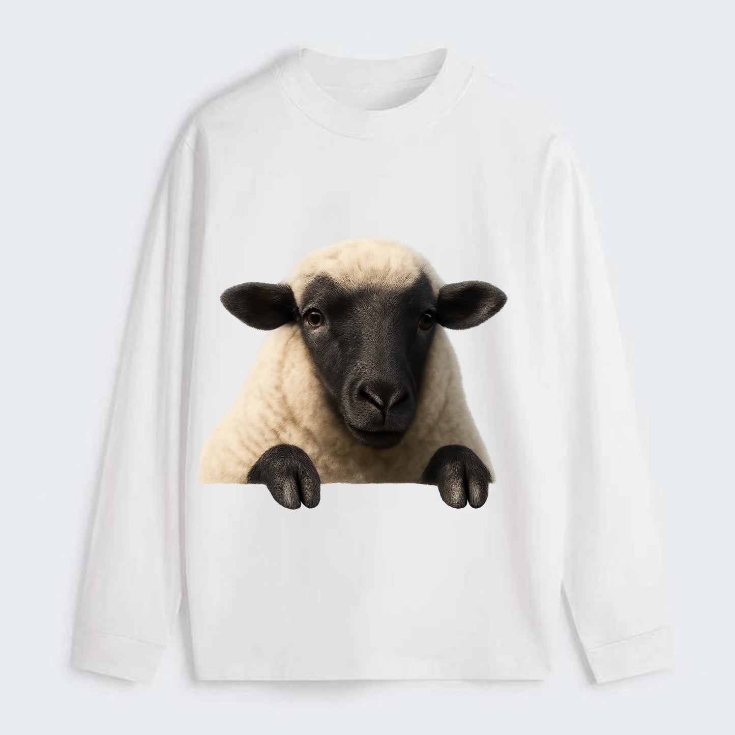 Sheep  - Classic Long Sleeve Shirt - White