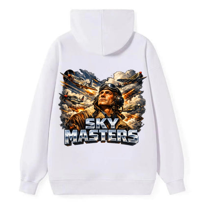 Sky Masters - Classic Pullover Hoodie - White