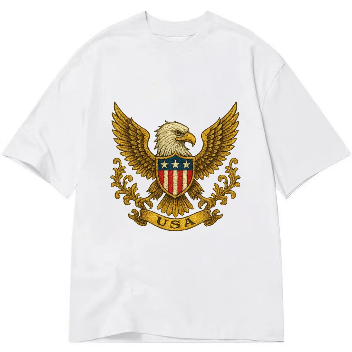 Usa Heritage Eagle 2 - Classic T-shirt - White