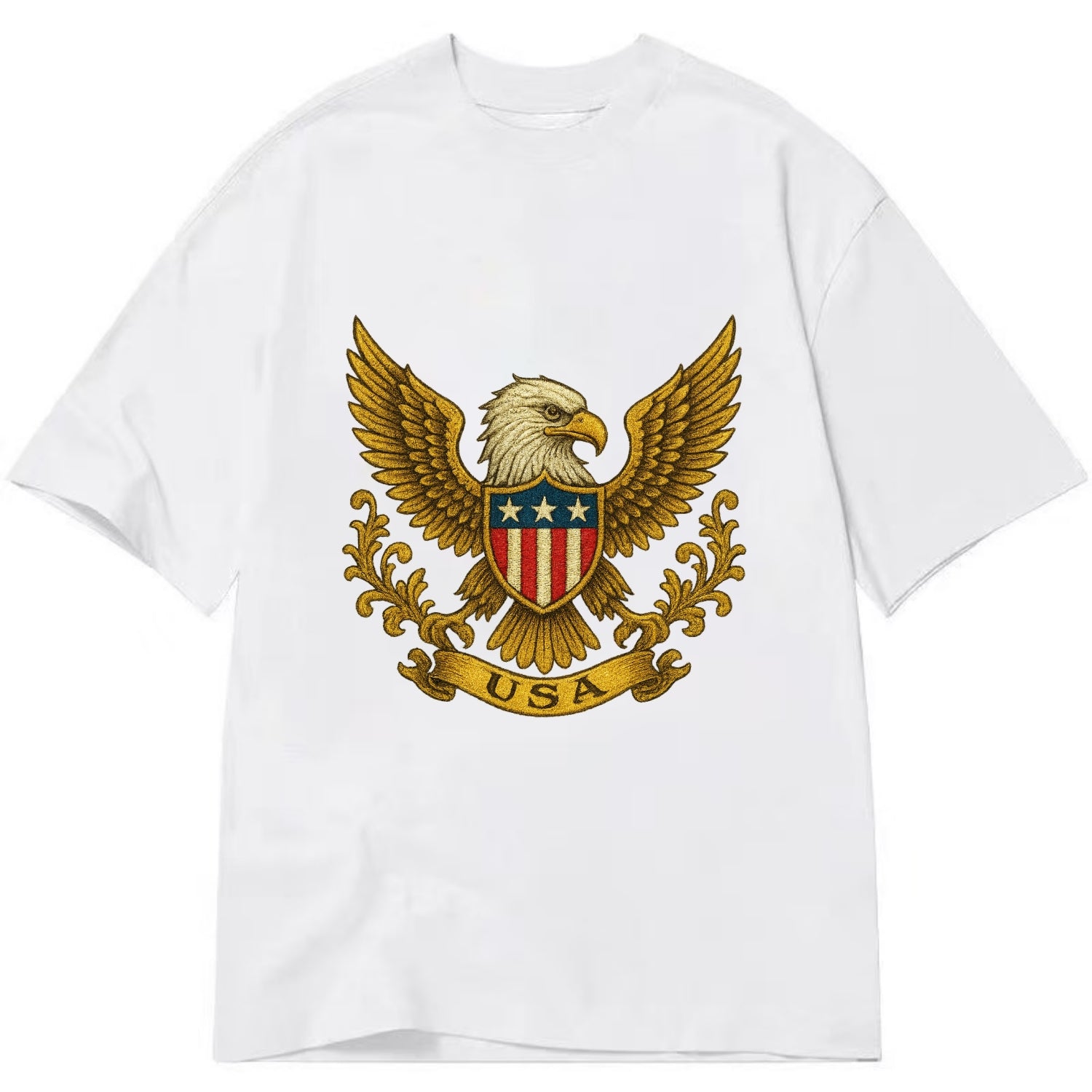 Usa Heritage Eagle 2 - Classic T-shirt - White